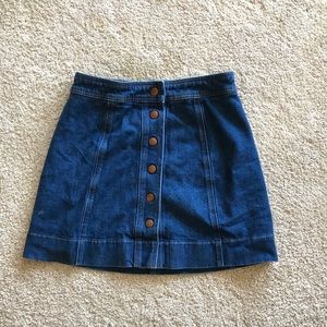 Madewell mini skirt